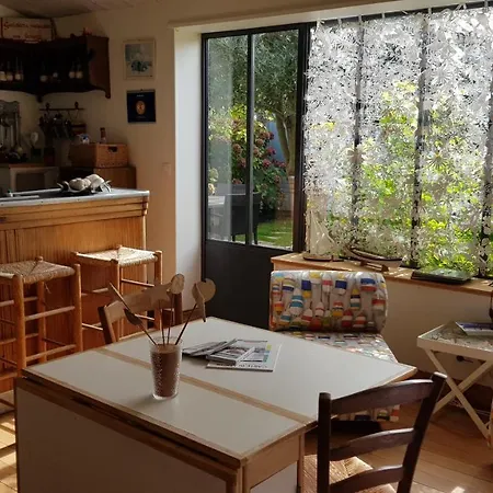 לינה וארוחת בוקר La Passerose 3 Pieces Avec Jardin Au Calme,a 300m De La Plage, לה קווארד-סור-מר