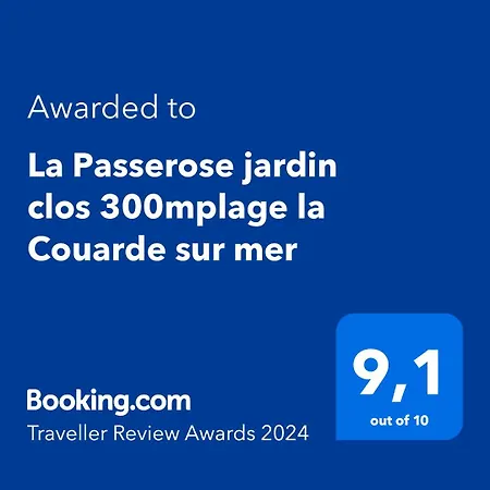 La Passerose 3 Pièces Avec Jardin Au Calme,à 300m De La Plage, 4* La Couarde-sur-Mer