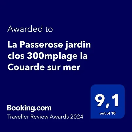 La Passerose 3 Pièces Avec Jardin Au Calme,à 300m De La Plage,