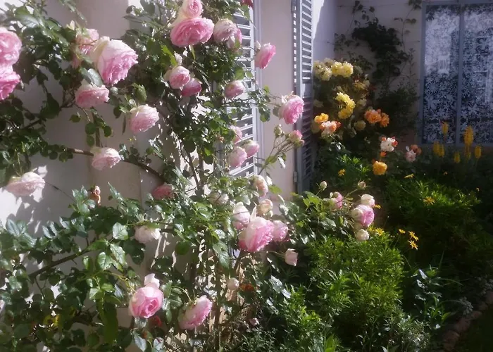 Alojamento de Acomodação e Pequeno-almoço La Passerose 3 Pièces Avec Jardin Au Calme,à 300m De La Plage,